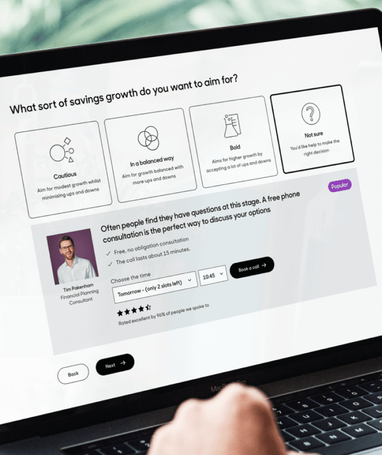 Aberdeen Investments onboarding screen