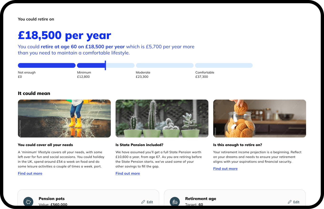Wealth Wizards product screen 3